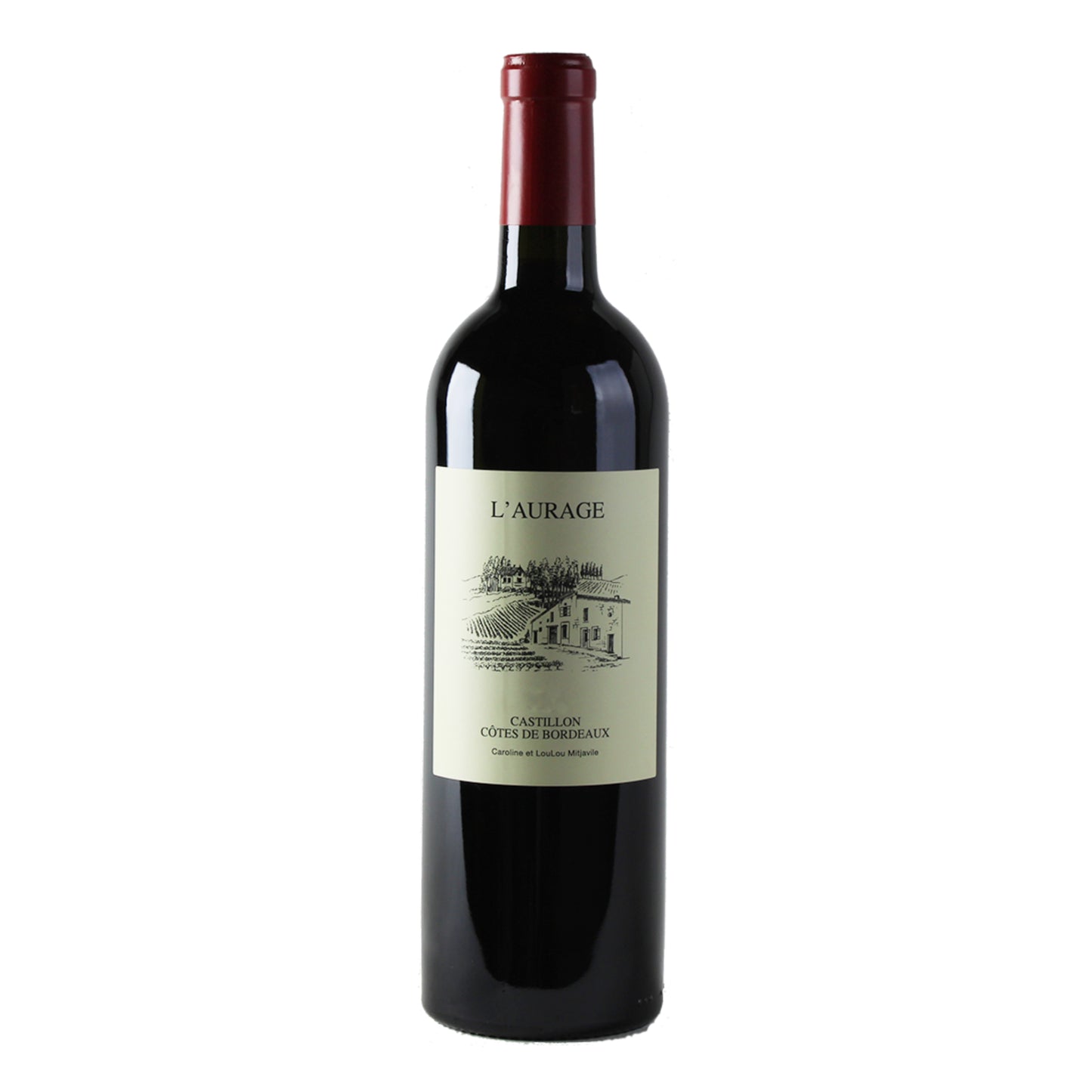 Domaine de L Aurage Castillon Cotes de Bordeaux red wine france