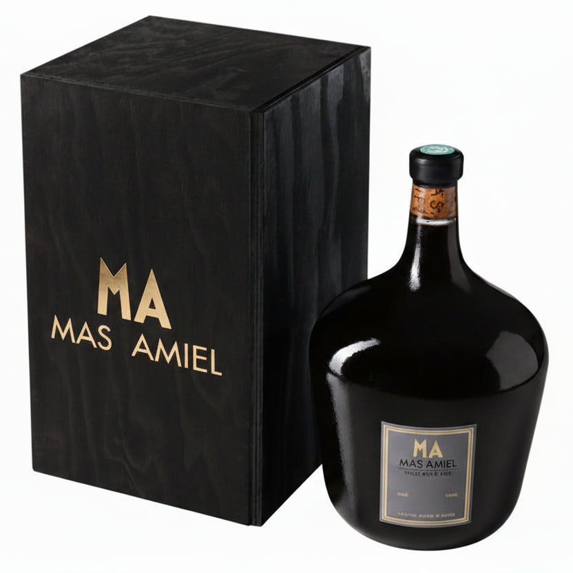 Mas Amiel Maury years old 2L languedoc france red oxydative sweet wine gift box