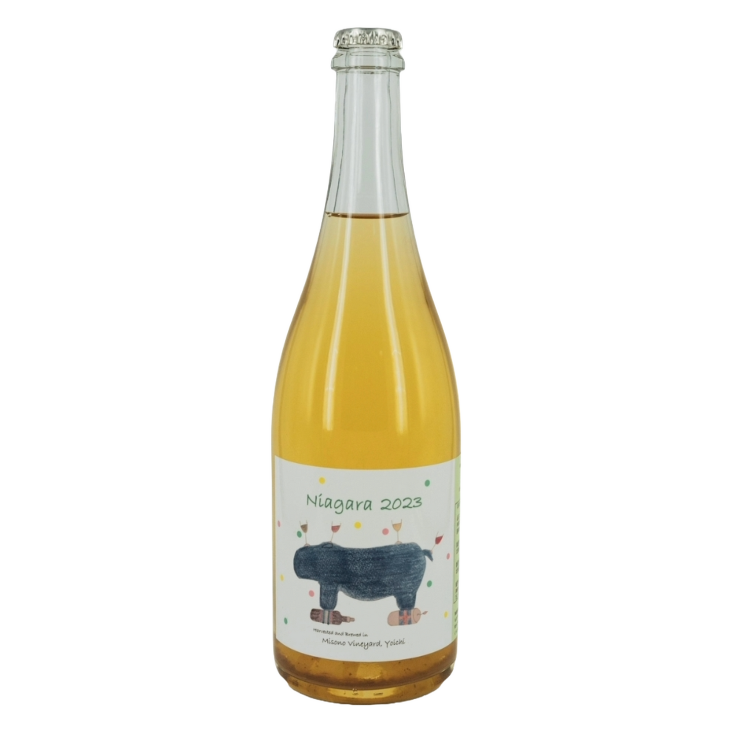 Misono Vineyard Niagara Petillant yoichi japan sparkling wine