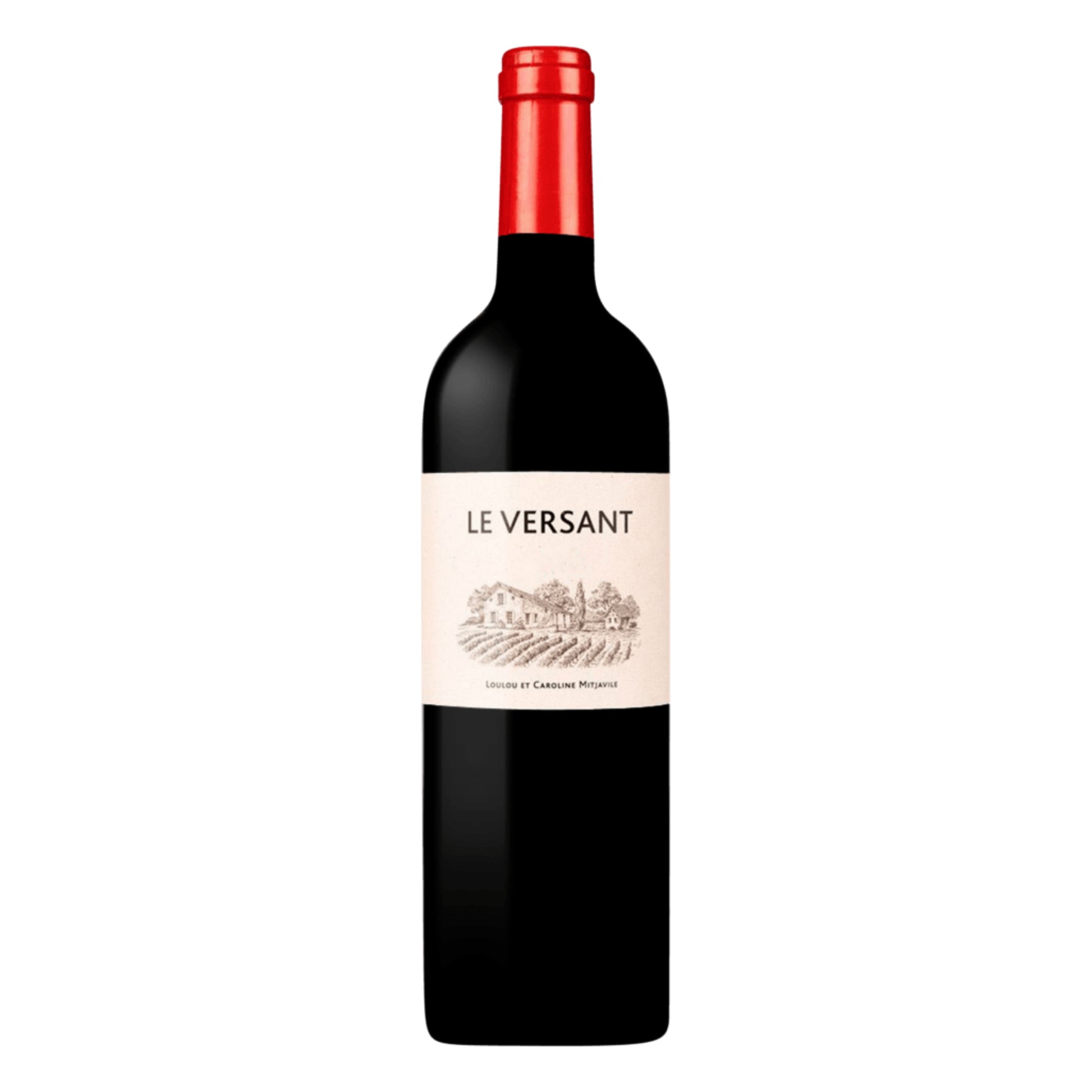 Domaine de l aurage le versant red wine bordeaux france