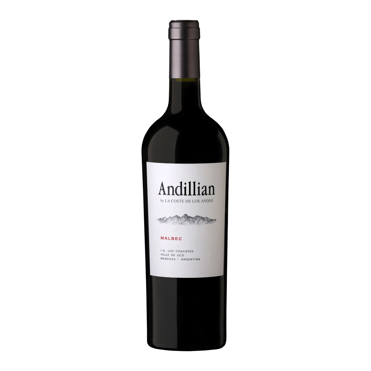 La Coste de Los Andes Andillian Malbec Argentina red wine