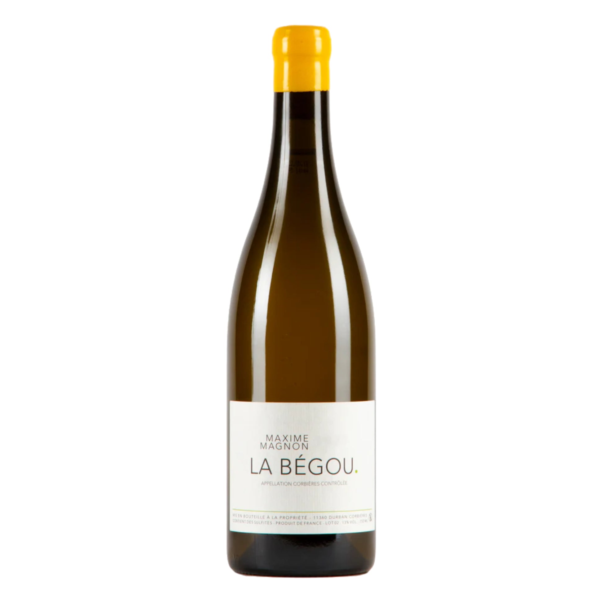 Maxime Magnon la begou Corbieres languedoc roussillon France white wine