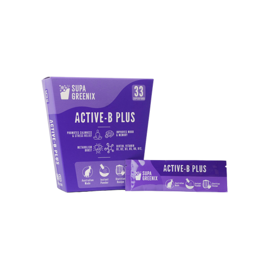 Supa Greenix active B plus Superfood Australia food supplements