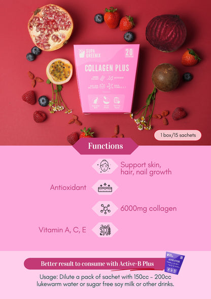 Supa Greenix collagen plus Superfood Australia food supplements