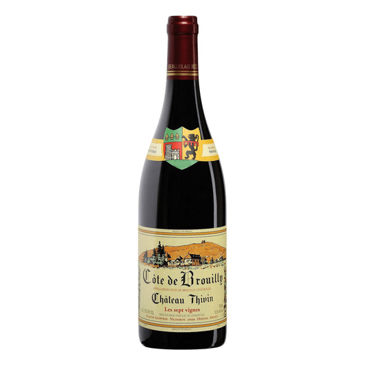 chateau thivin les sept vignes cote de brouilly beaujolais france red wine