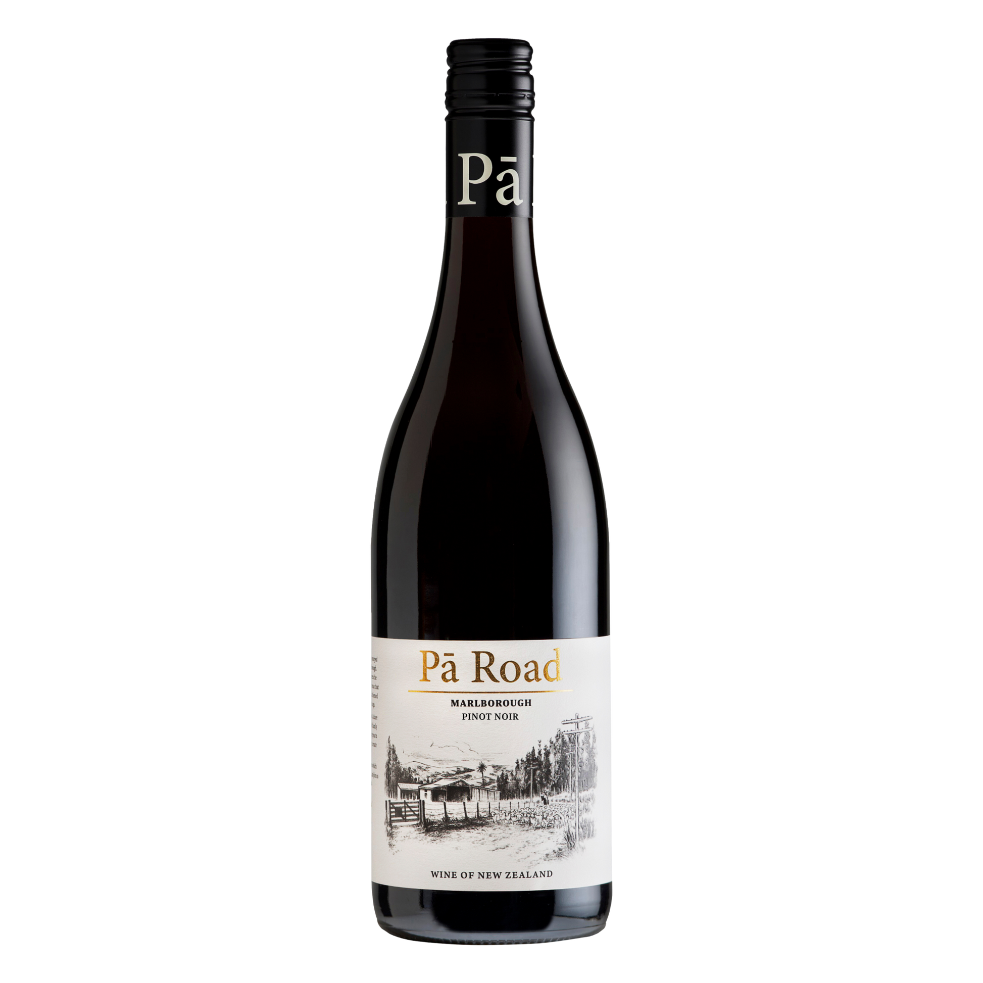 pa road pinot noir marlborough new zealand red wine